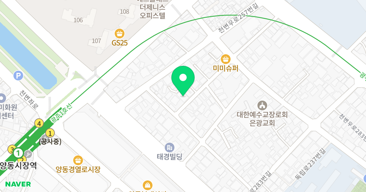 (175-1) 위치 지도 - 광주광역시 북구 금남로98번길 40