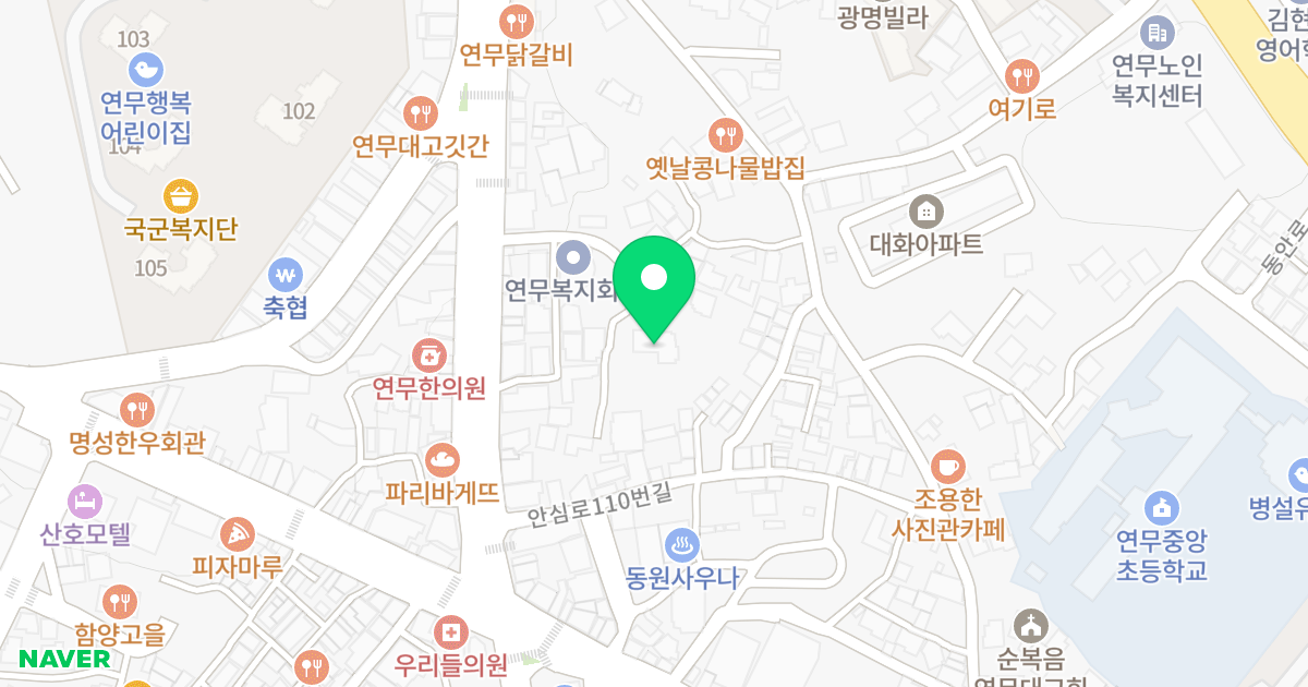 (894-68) 위치 지도 - 충청남도 논산시 연무읍