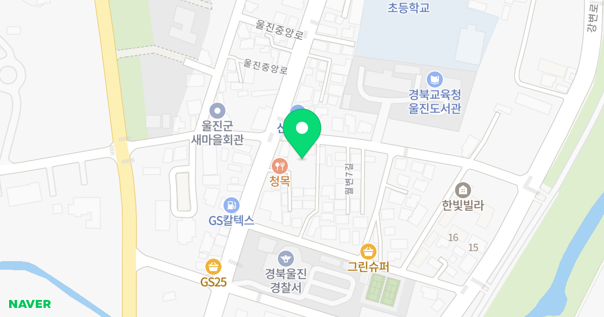 보운메트로 위치 지도 - 경상북도 울진군 울진읍 월변7길 6