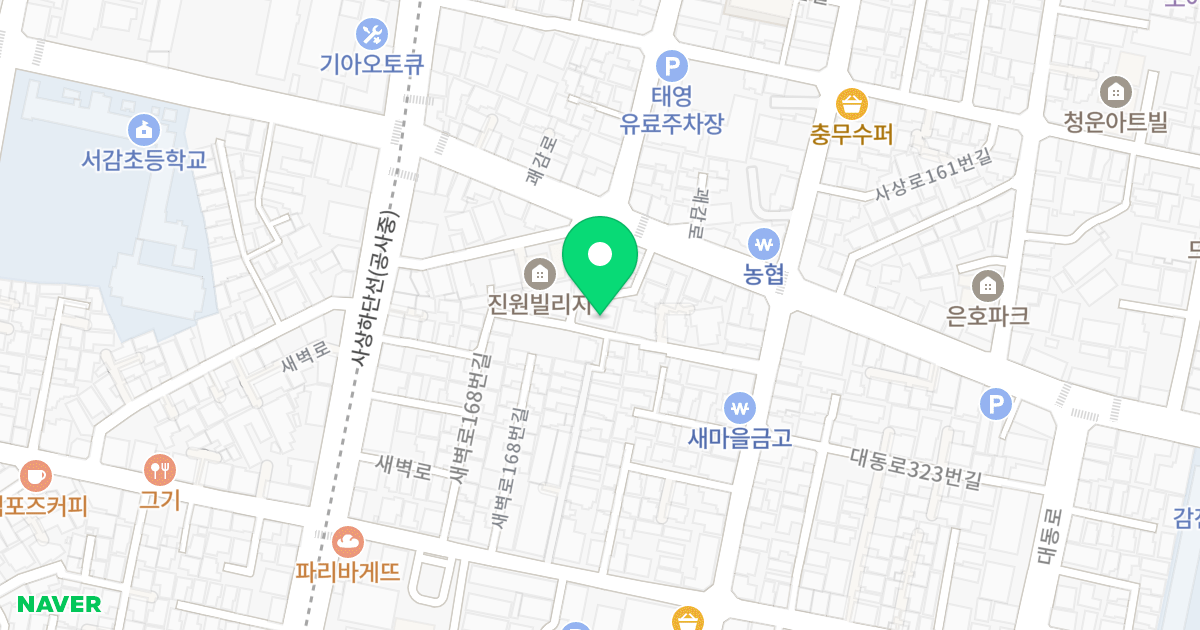 세종에이클래스 위치 지도 - 부산광역시 사상구 괘감로 96-7