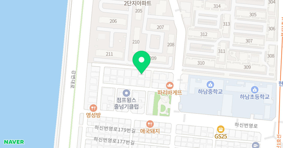 우림빌라 위치 지도 - 부산광역시 사하구 하신중앙로239번길 55