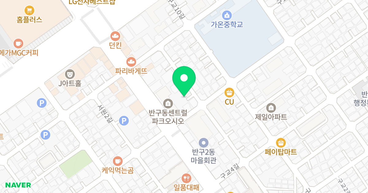 강남예가 위치 지도 - 울산광역시 중구 구교9길 65