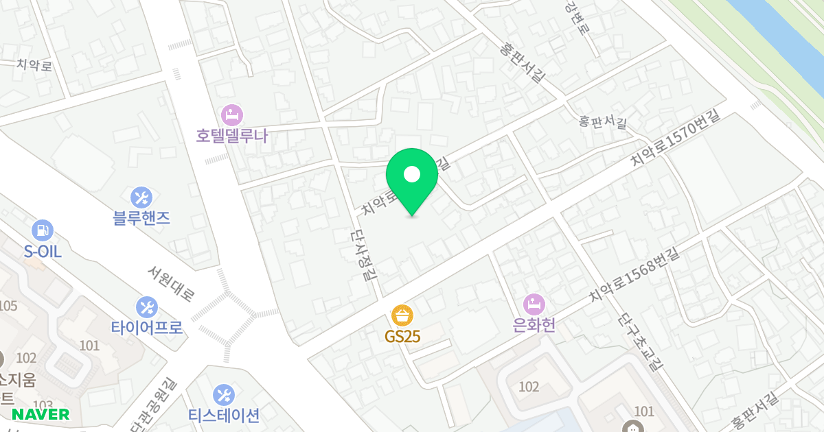 (135) 위치 지도 - 강원특별자치도 원주시 단사정길 6-1