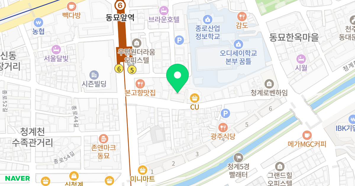 삼전솔하임4차 위치 지도 - 서울특별시 종로구 지봉로4길 13