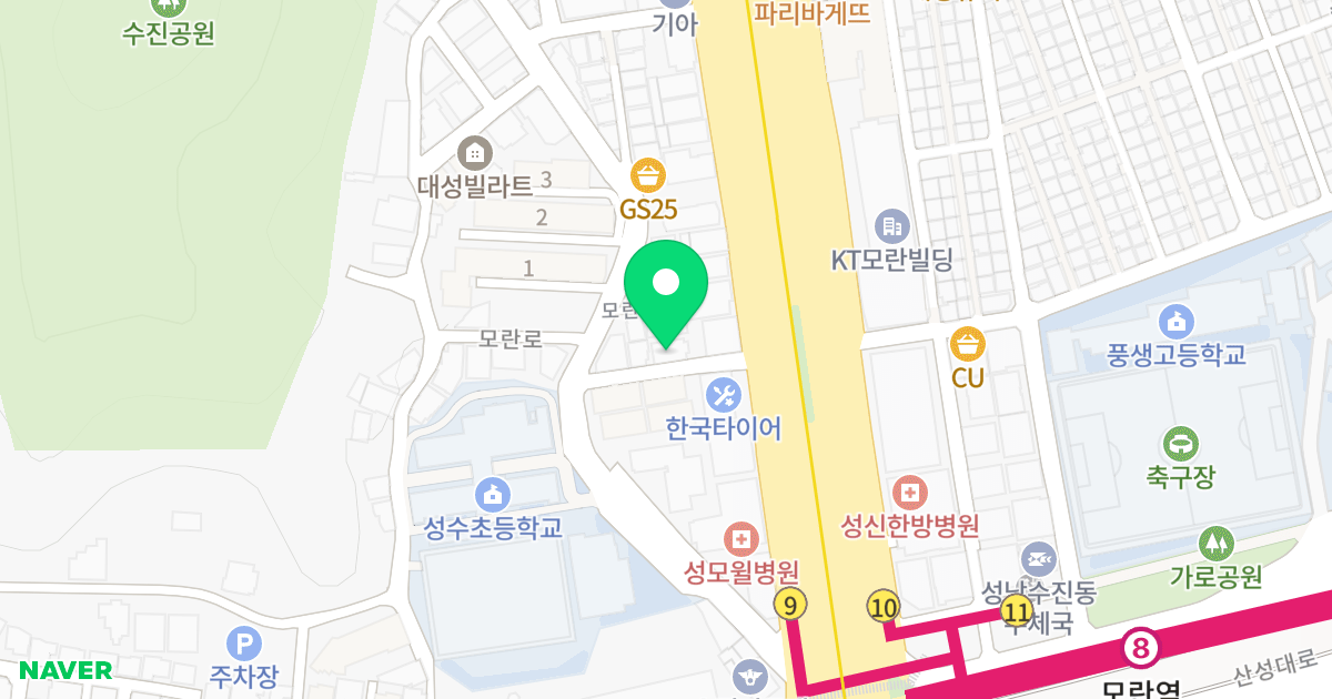 트라움 위치 지도 - 경기도 성남시 수정구 성남대로1179번길 4