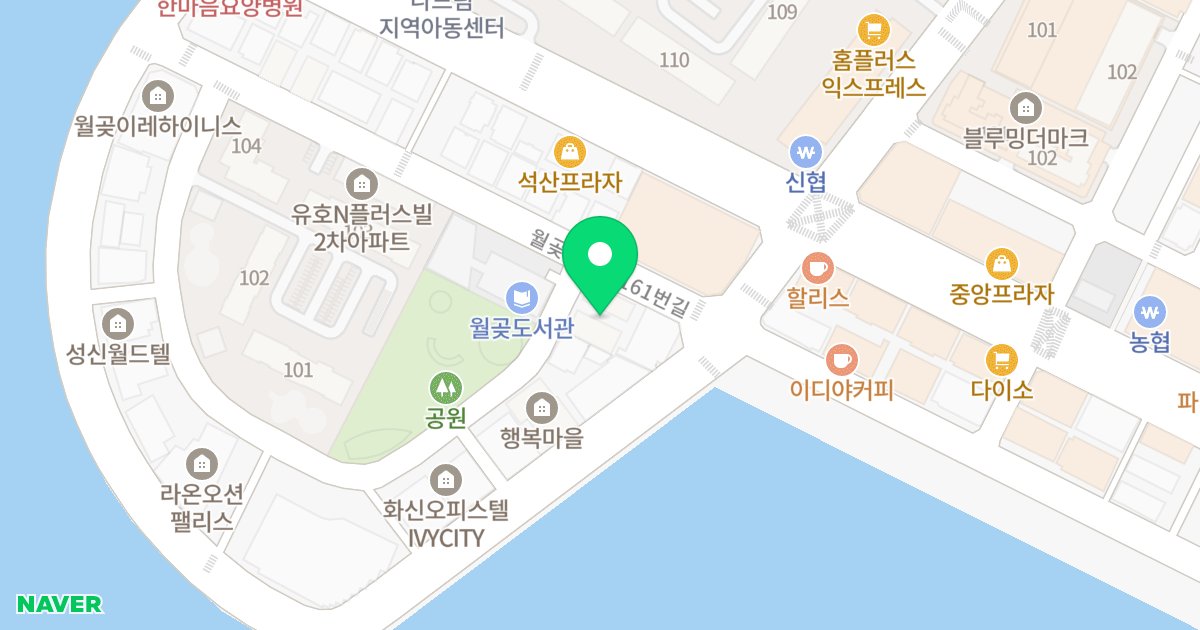 에이스타워 위치 지도 - 경기도 시흥시 월곶해안로161번길 3