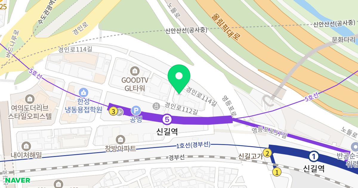 페트라 위치 지도 - 서울특별시 영등포구