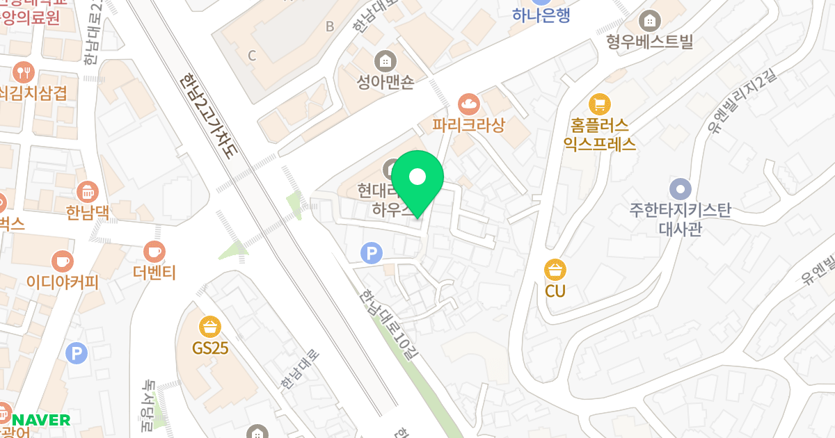 디에스오피스텔 위치 지도 - 서울특별시 용산구 독서당로20길 18