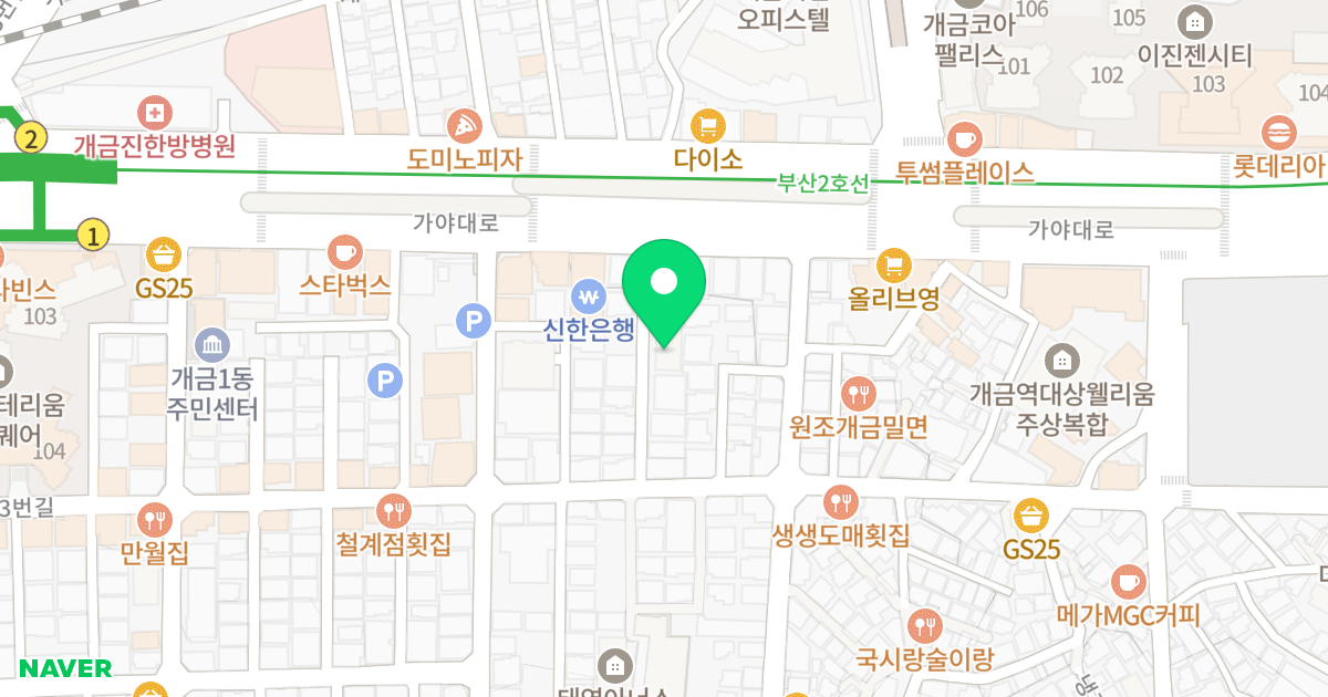 (171-95) 위치 지도 - 부산광역시 부산진구 가야대로 476-10