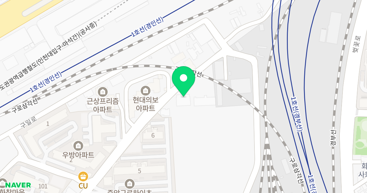 아이유하임 위치 지도 - 서울특별시 구로구 구일로8길 132