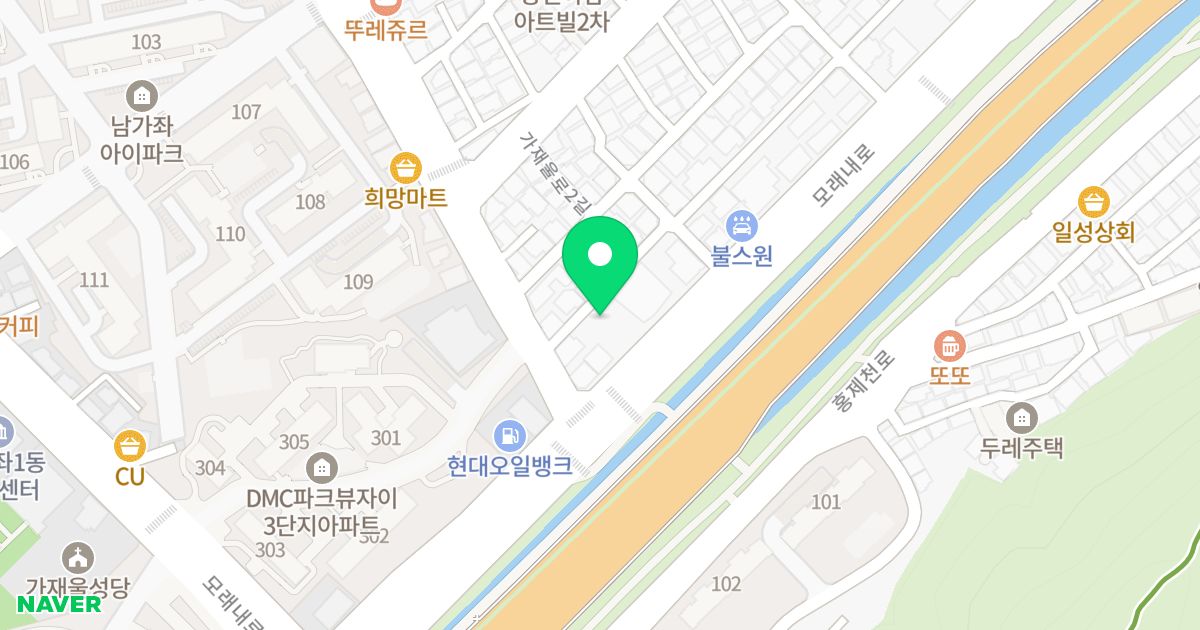 미래하이츠 위치 지도 - 서울특별시 서대문구 모래내로 213