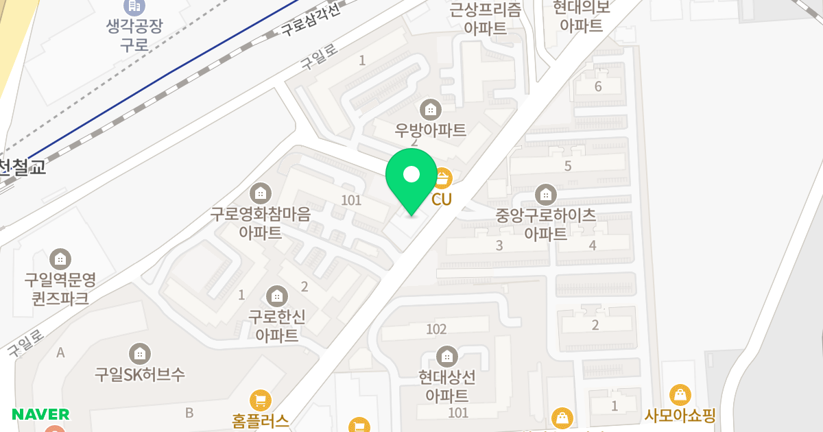 미림A클래스 위치 지도 - 서울특별시 구로구 구일로8길 85