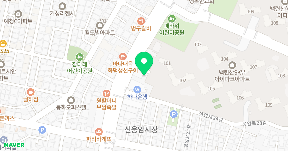 응암하이빌 위치 지도 - 서울특별시 은평구 응암로 262