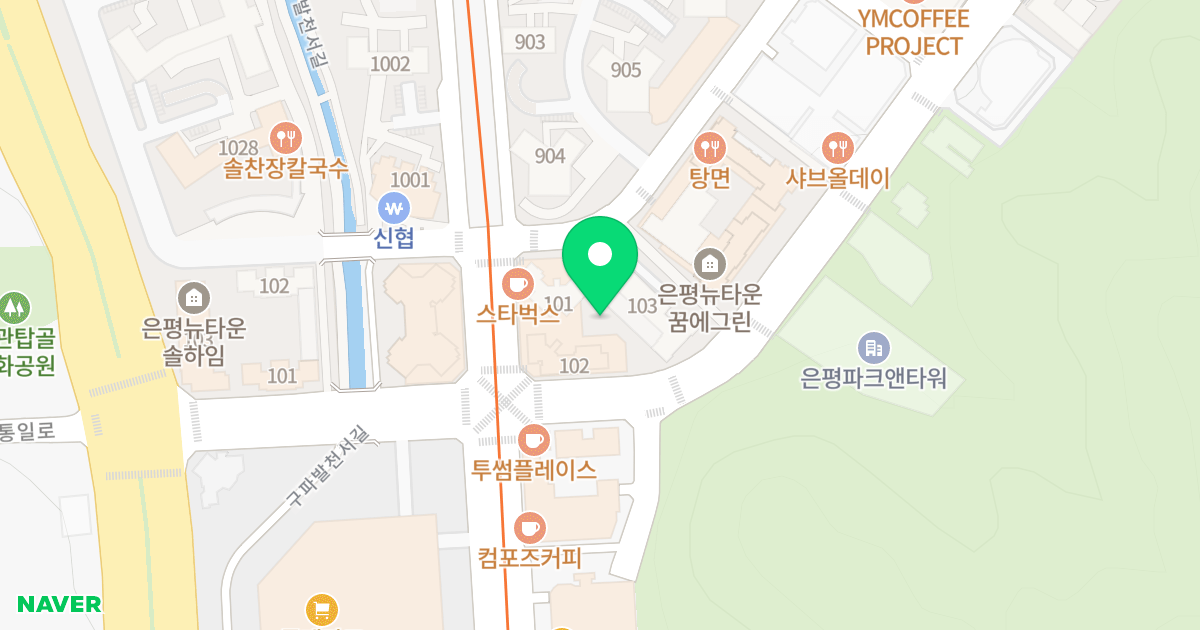 은평뉴타운엘크루 위치 지도 - 서울특별시 은평구 진관3로 21