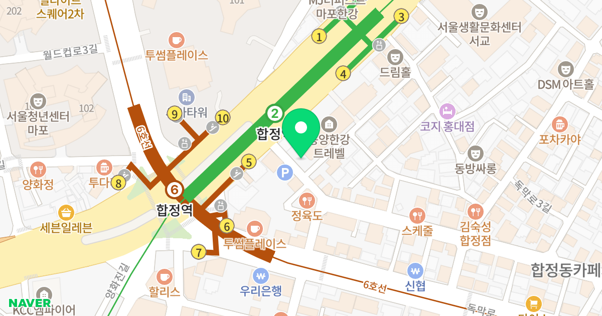 동양한강트레벨 위치 지도 - 서울특별시 마포구 양화로 56
