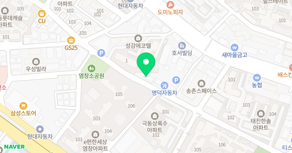 노블레르 위치 지도 - 서울특별시 강서구 공항대로59다길 167