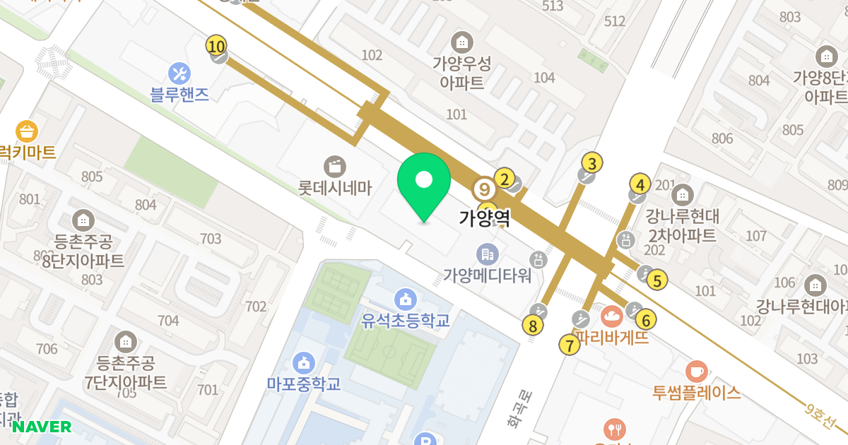 삼부르네상스 위치 지도 - 서울특별시 강서구 양천로 482