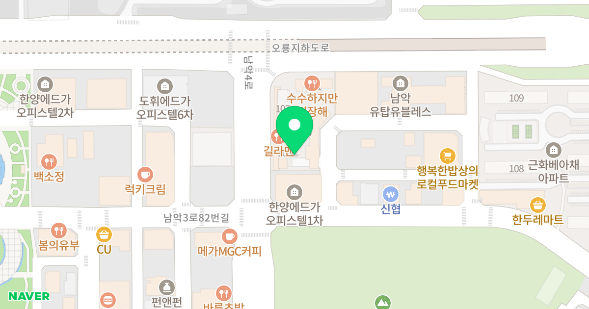 남악 삼일파라뷰 위치 지도 - 전라남도 무안군 삼향읍 남악4로 92