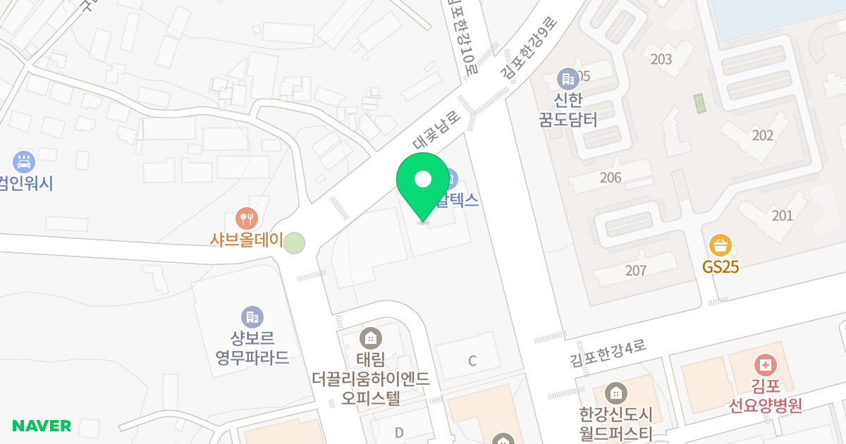 노블팰리스Ⅱ 위치 지도 - 경기도 김포시 대곶남로 736