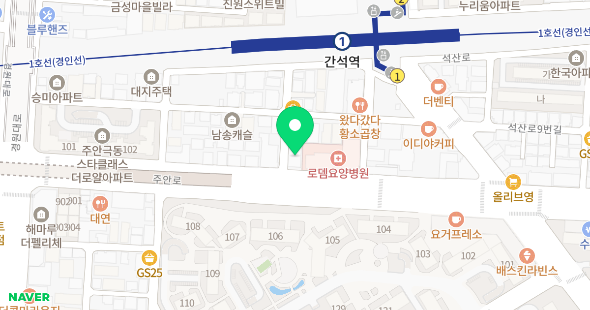 (301-1) 위치 지도 - 인천광역시 미추홀구 주안로205번길 6