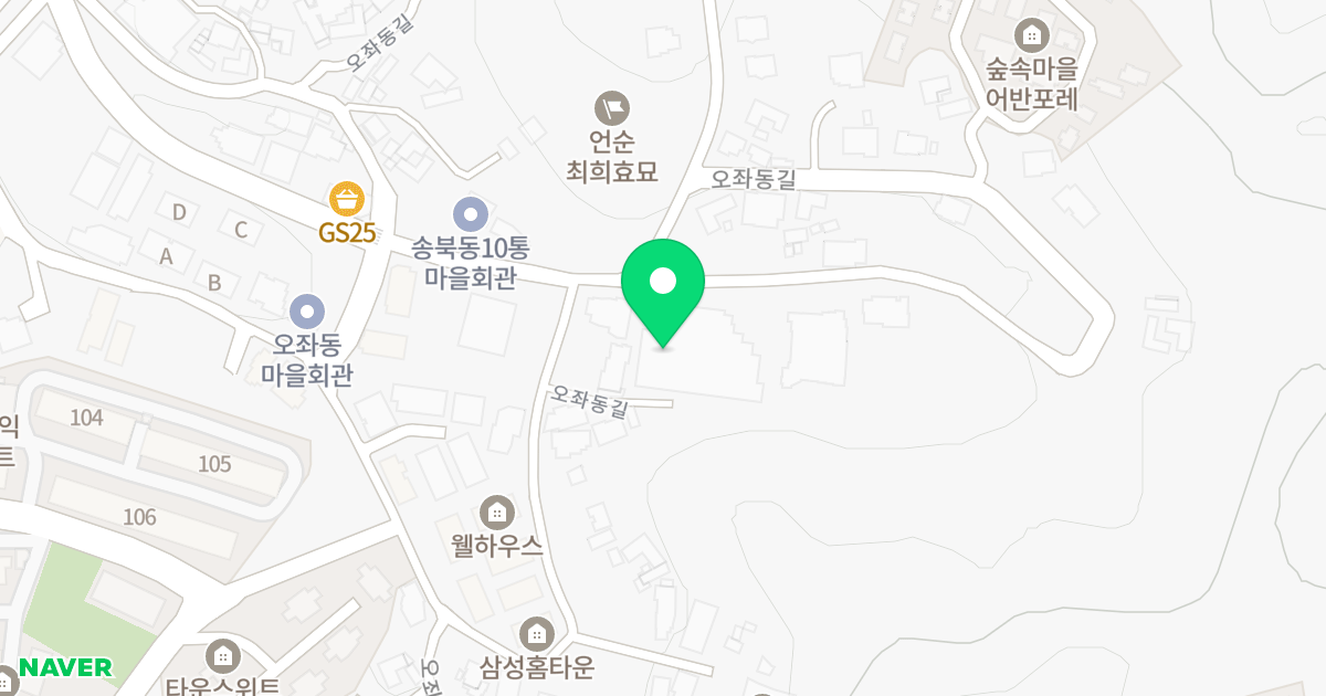 (287-1) 위치 지도 - 경기도 평택시 오좌동길 47-8