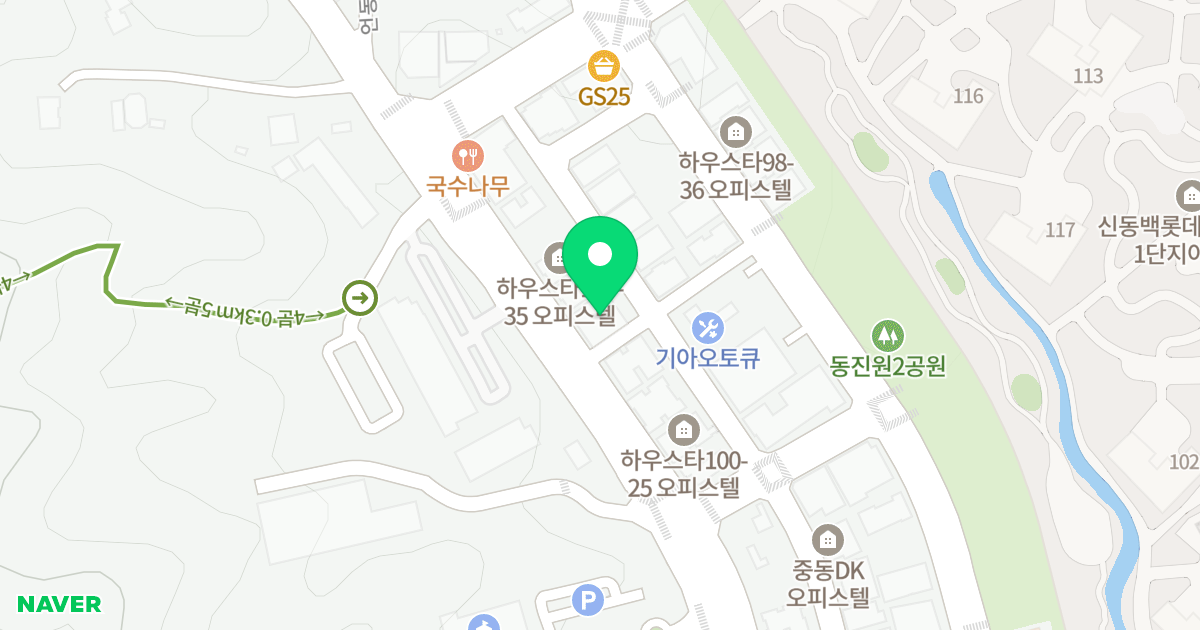 하우스타 위치 지도 - 경기도 용인시 기흥구 동백죽전대로527번길 100-31