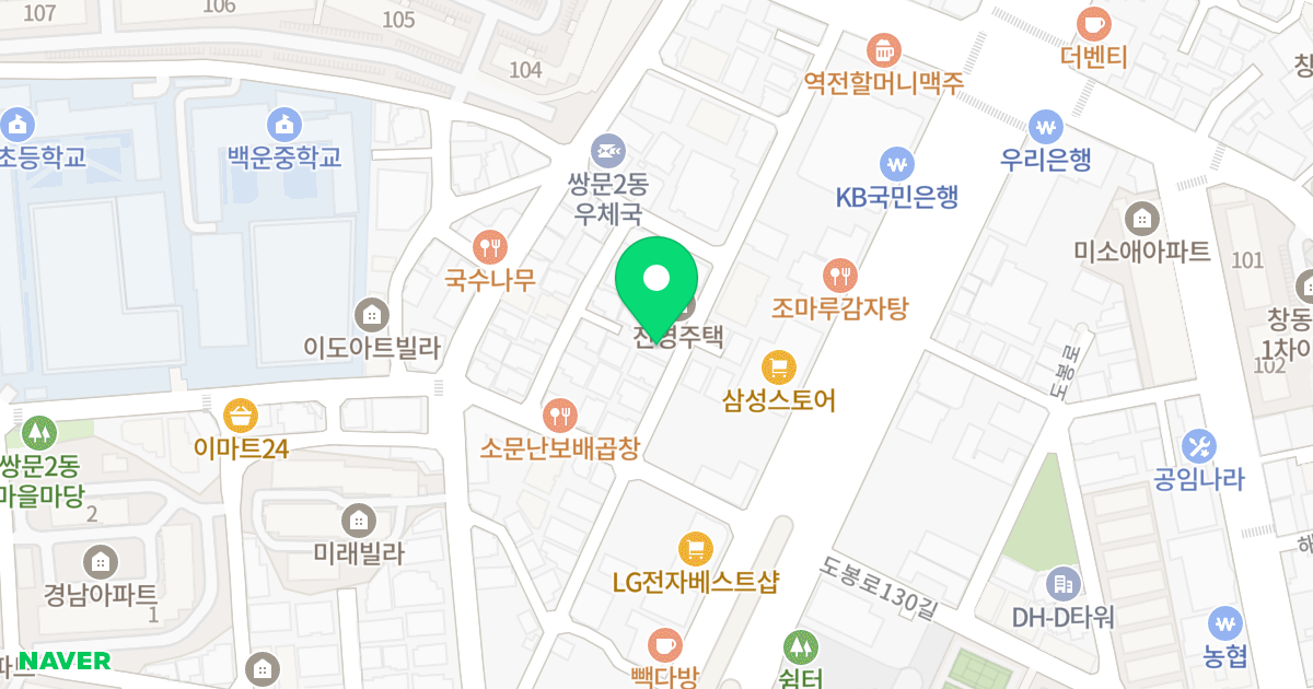 (669-3) 위치 지도 - 서울특별시 도봉구