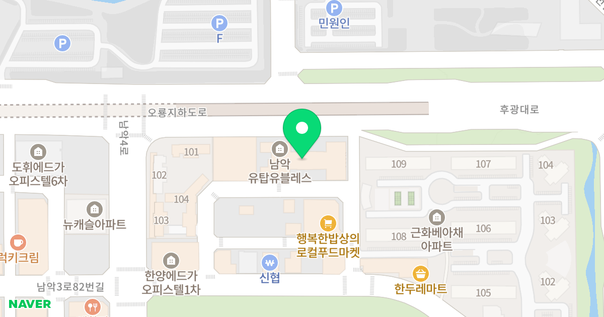 남악 유탑유블레스900 위치 지도 - 전라남도 무안군 삼향읍 후광대로 330