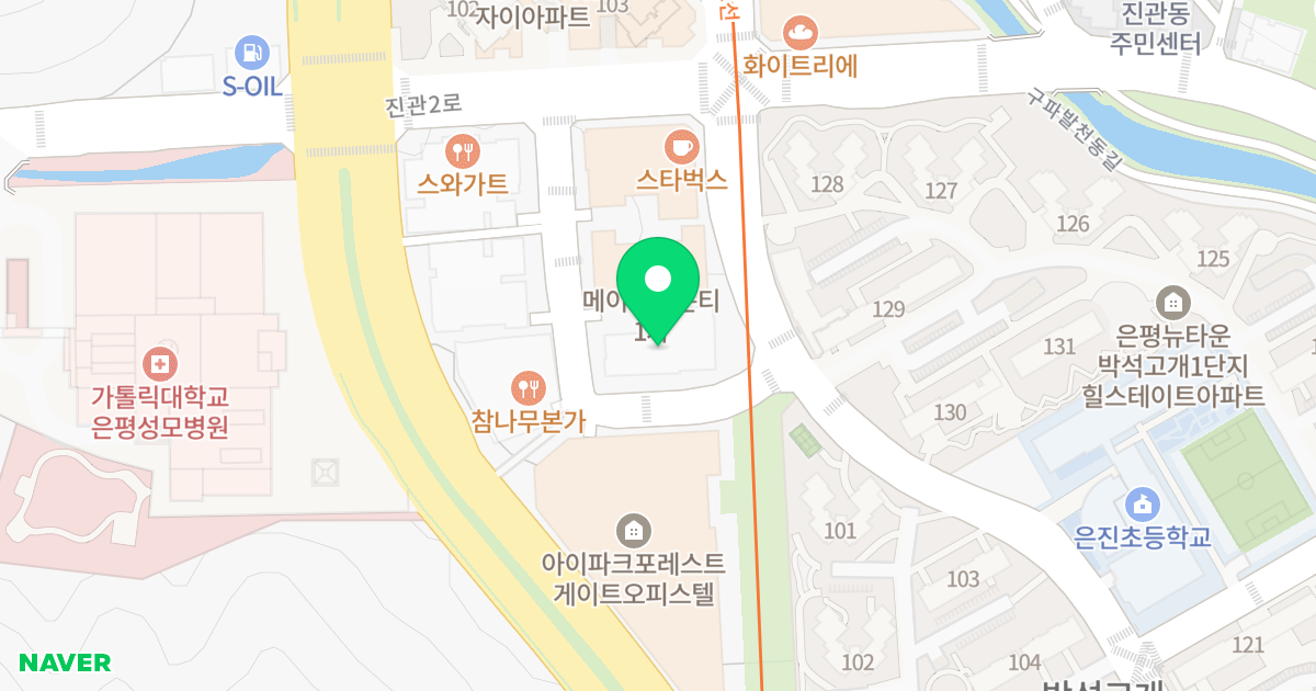 어드벤스힐 오피스텔 위치 지도 - 서울특별시 은평구 진관1로 21-35