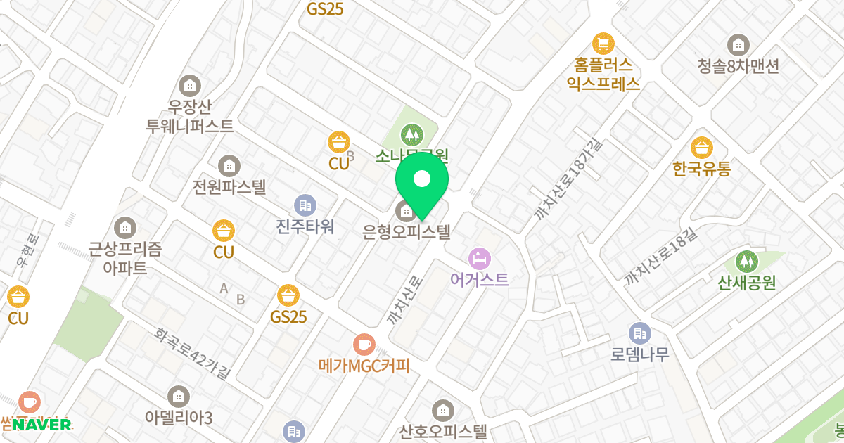 LUCE Ⅱ 위치 지도 - 서울특별시 강서구 까치산로 91