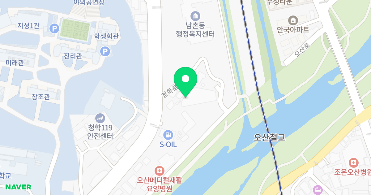 청학동웰스톤 위치 지도 - 경기도 오산시 청학로 42-35