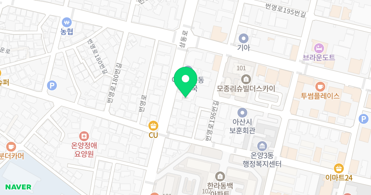 (561-11) 위치 지도 - 충청남도 아산시 삼동로 50