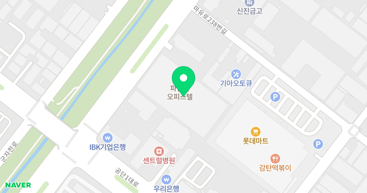 파인힐 오피스텔 위치 지도 - 경기도 시흥시 마유로 226