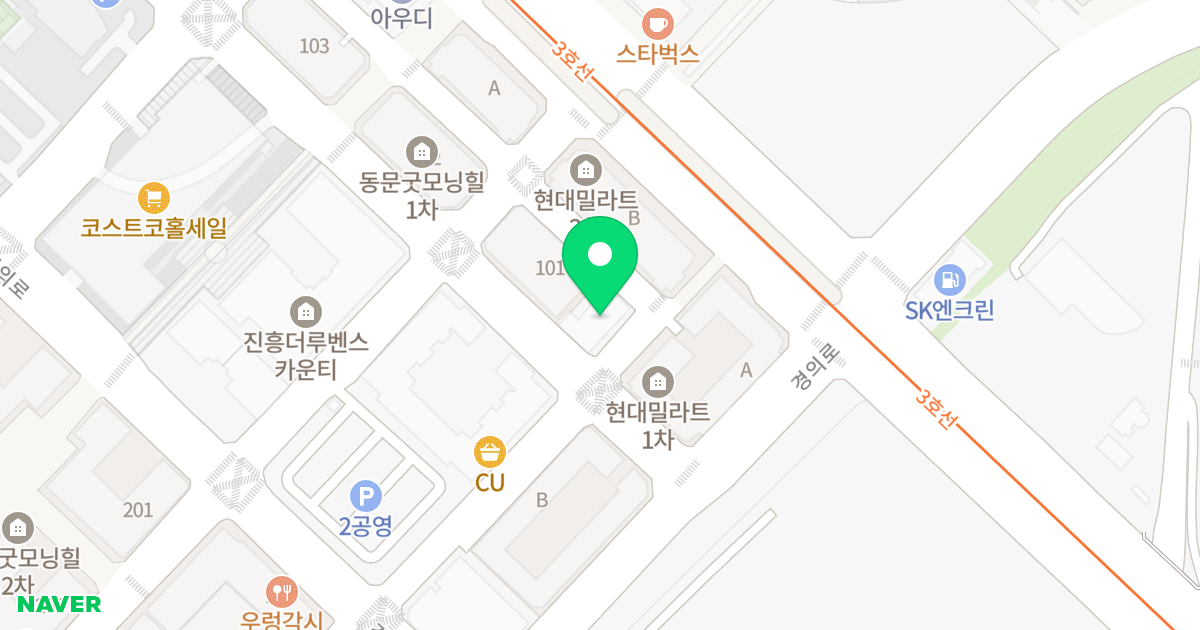 넥스빌 위치 지도 - 경기도 고양시 일산동구 장백로 8