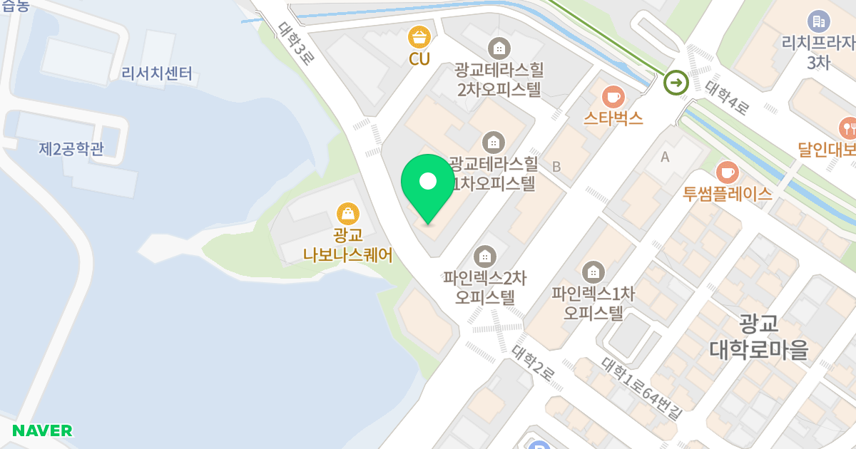 U-city 위치 지도 - 경기도 수원시 영통구 대학3로4번길 7