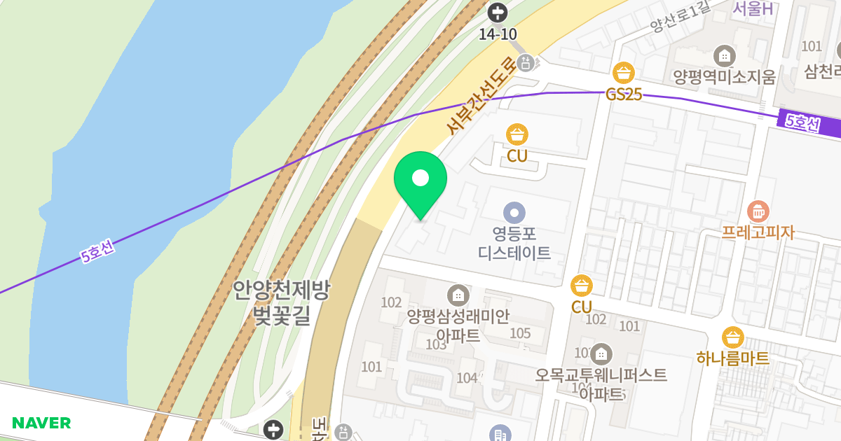 삼성코코빌 위치 지도 - 서울특별시 영등포구 선유서로25길 34