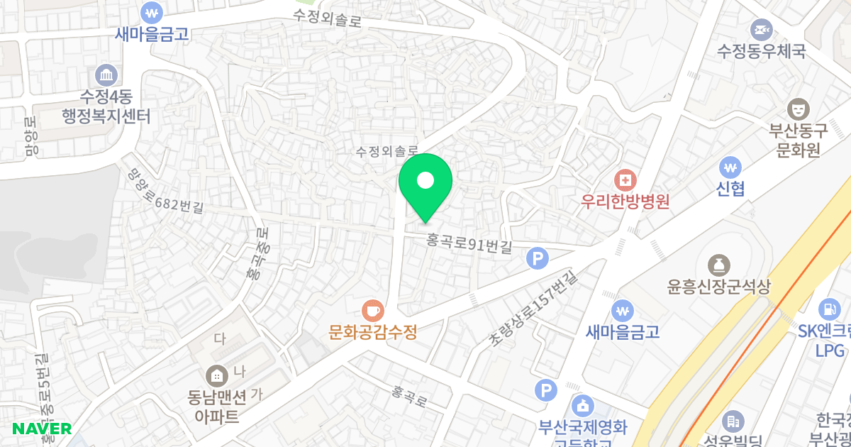 아이빌 위치 지도 - 부산광역시 동구