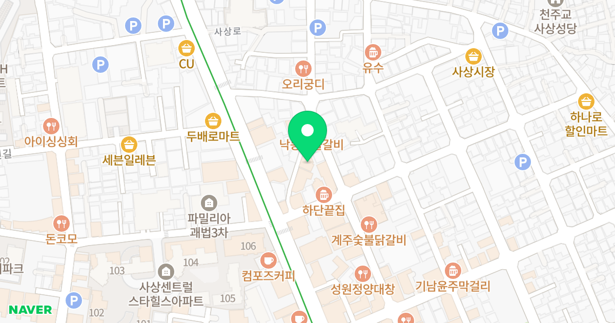 시티팰리스 위치 지도 - 부산광역시 사상구 사상로224번길 1-12
