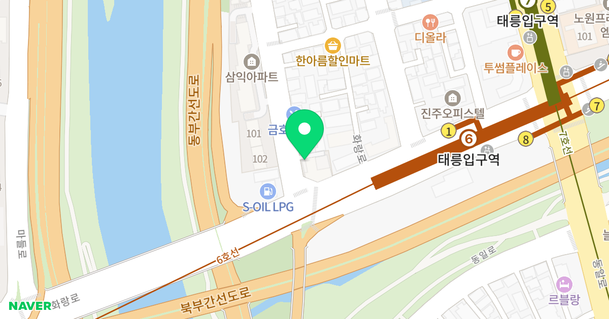 도균빌딩 위치 지도 - 서울특별시 노원구 섬밭로 2