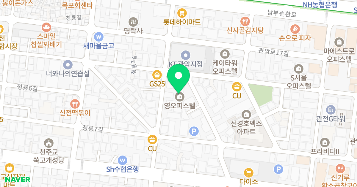 (881-3) 위치 지도 - 서울특별시 관악구 남부순환로214길 27
