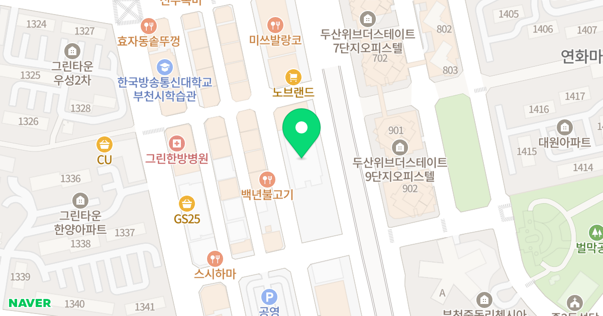 루미아트 위치 지도 - 경기도 부천시 원미구  38