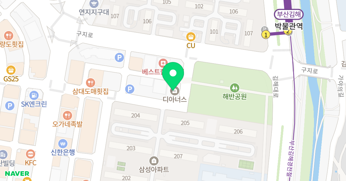디아너스 위치 지도 - 경상남도 김해시