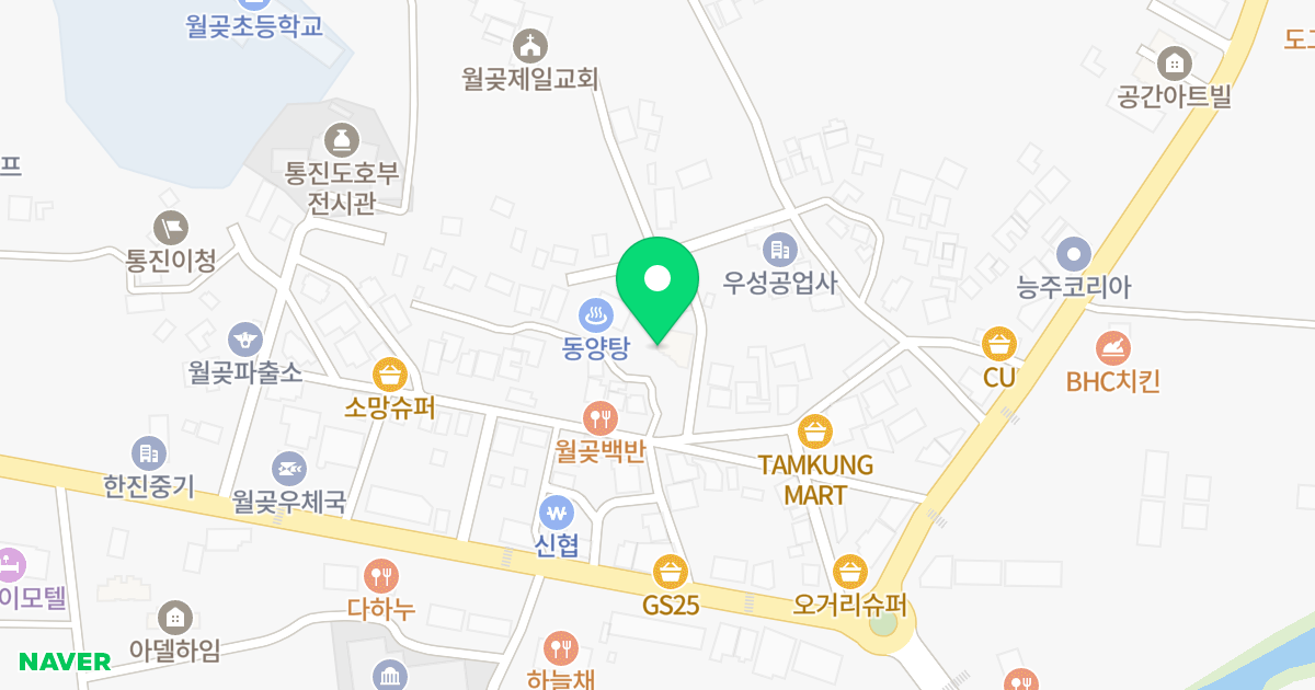 가동 위치 지도 - 경기도 김포시 월곶면 애기봉로7번길 22-3