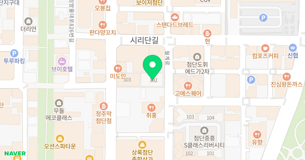 에드가 위치 지도 - 광주광역시 광산구 월계로 223-17