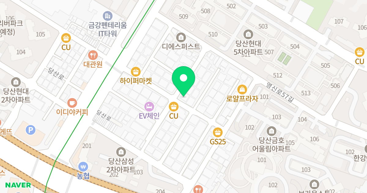 시그마오피스텔 위치 지도 - 서울특별시 영등포구 당산로38길 11