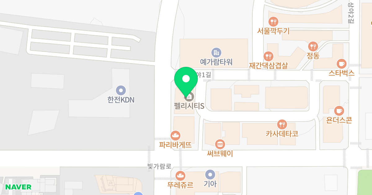 펠리시티S 위치 지도 - 전라남도 나주시 전력로 6