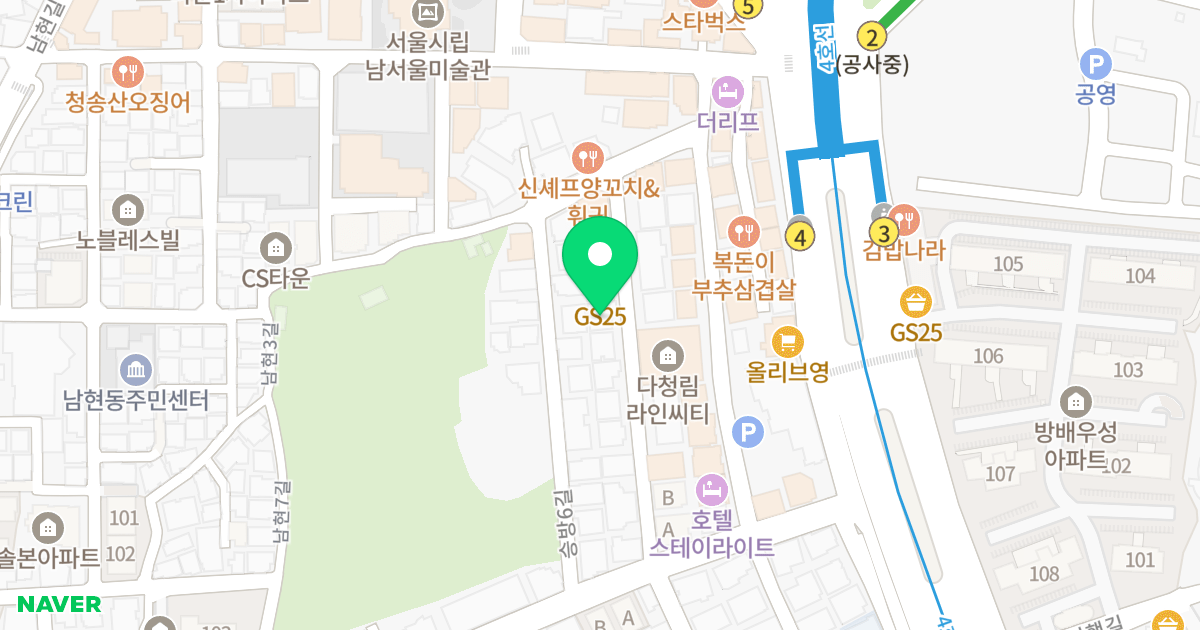 (602-37) 위치 지도 - 서울특별시 관악구 승방4길 23