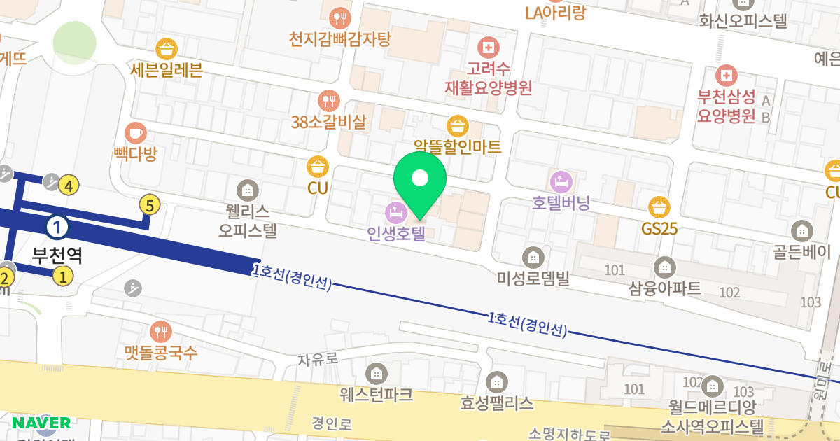 에코스마트3 위치 지도 - 경기도 부천시 원미구  49