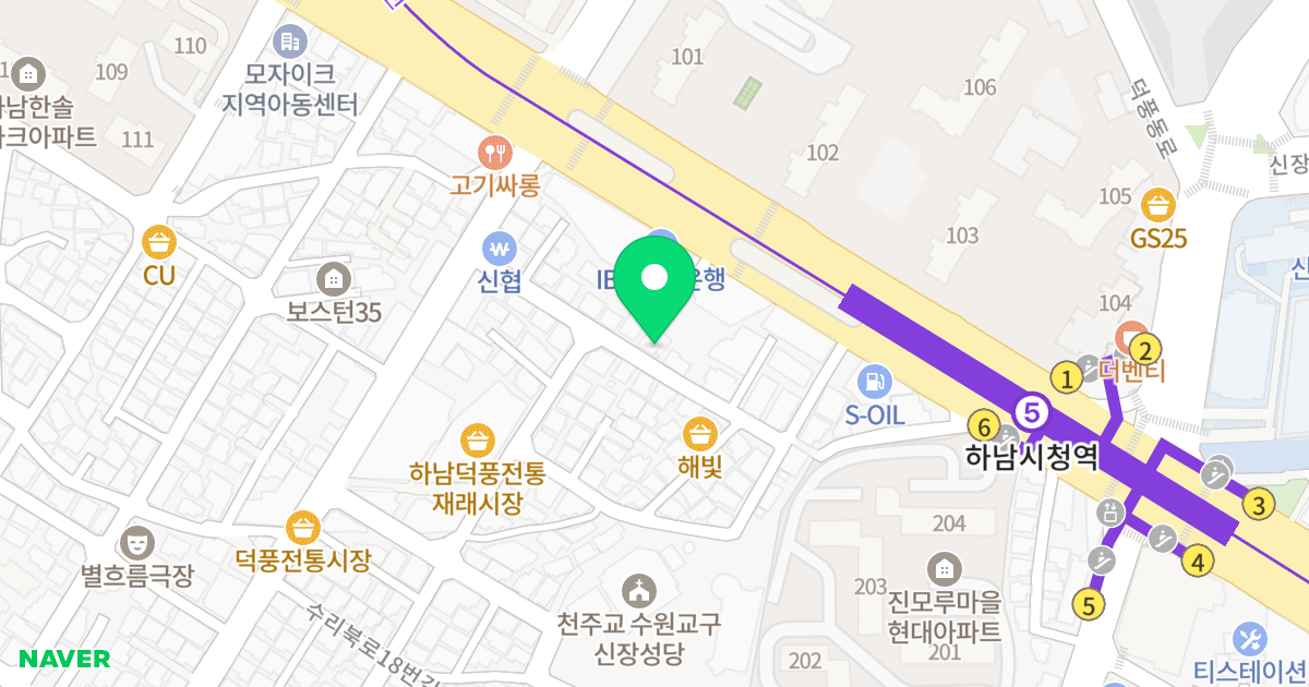 (326-3) 위치 지도 - 경기도 하남시 수리북로34번길 17