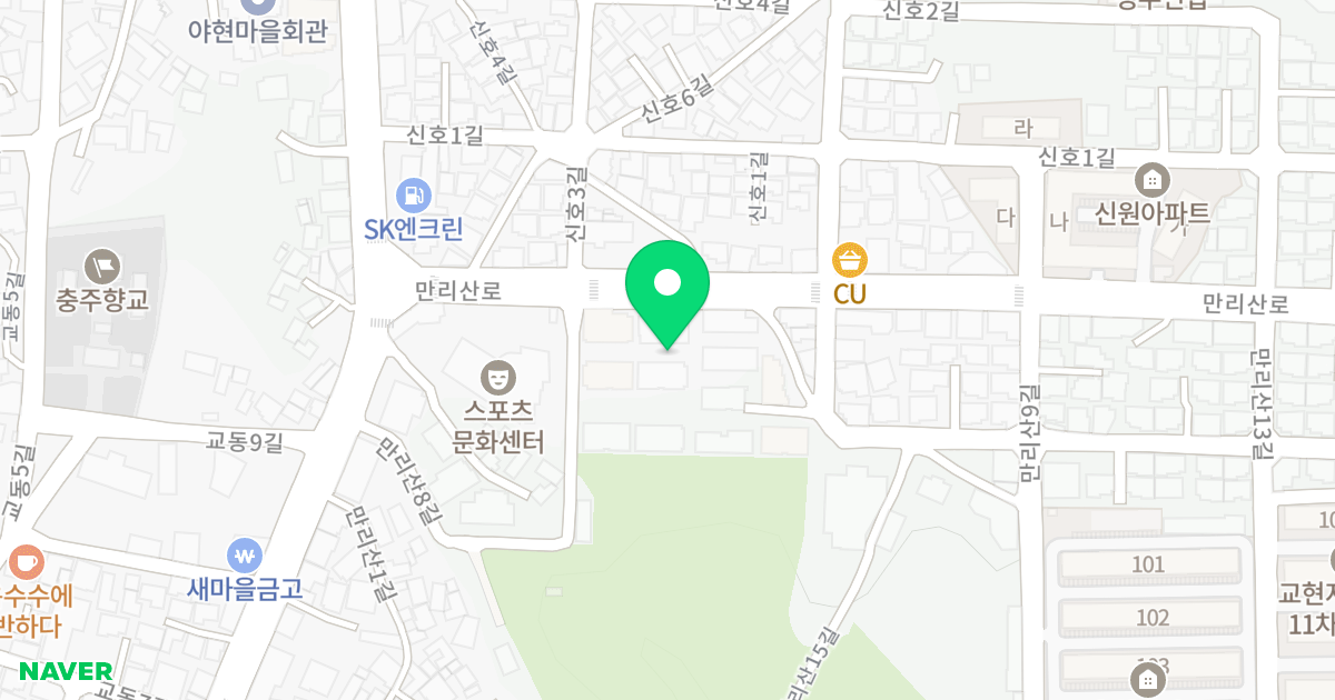 삼익마에스트로 위치 지도 - 충청북도 충주시 만리산8길 20-4